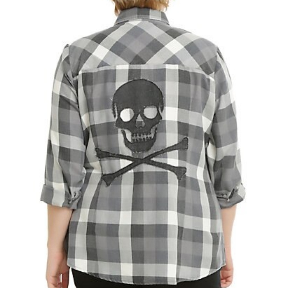 Skull flannel